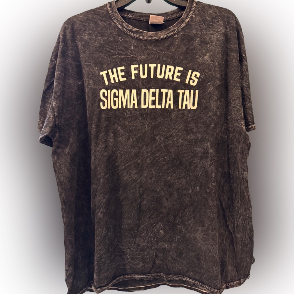 Sigma Delta Tau Sorority University Greek Life Colortone Tee Shirt, XL